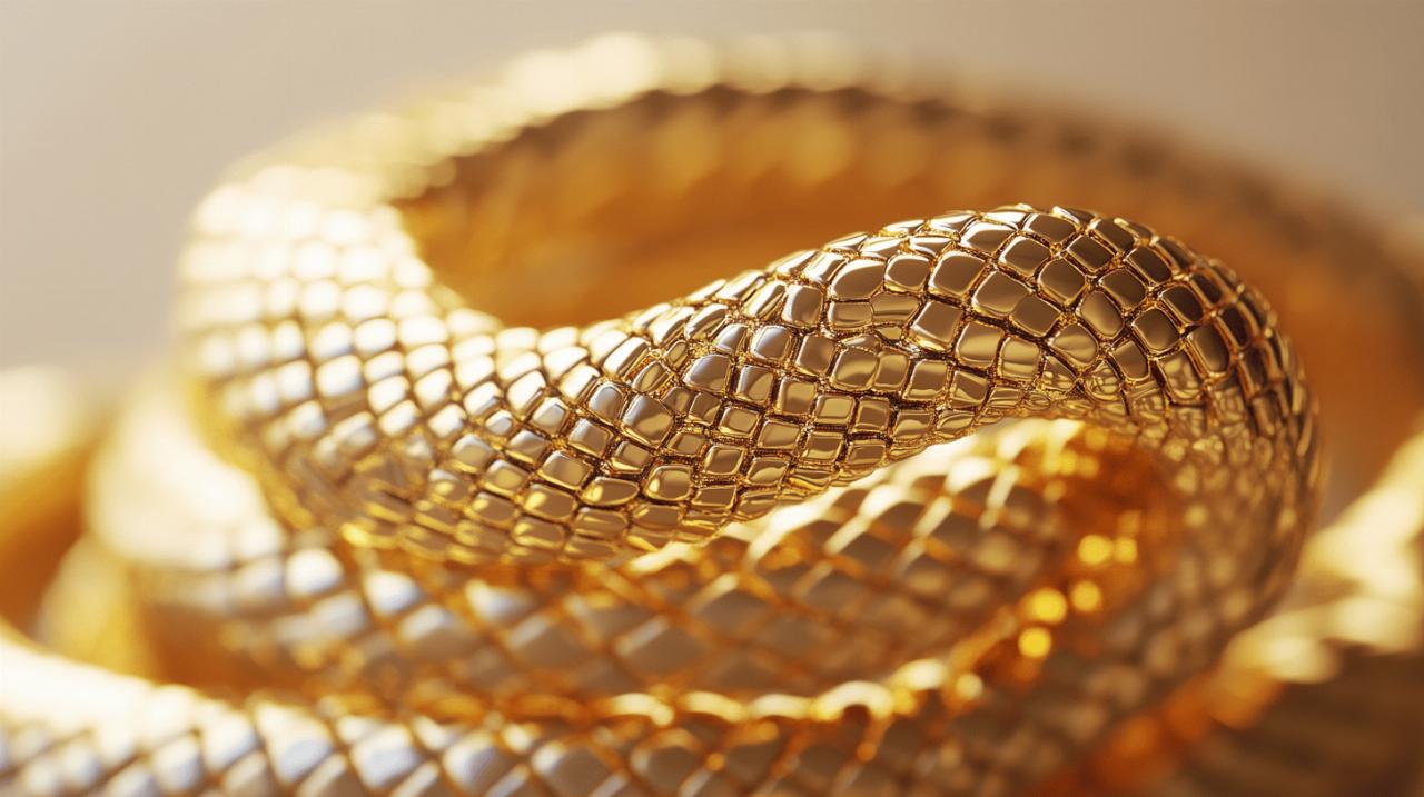 Du 18 Carats au Plaque Or : Les Secrets de Fabrication du Bracelet Serpent